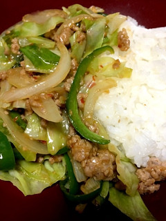 豚挽肉の回鍋肉丼-レシピのメイン写真