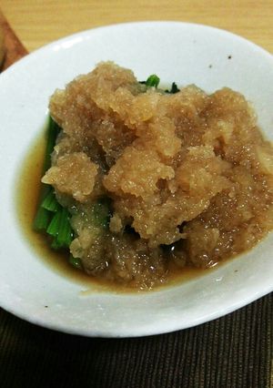 ほうれん草のみぞれがけ-レシピのメイン写真