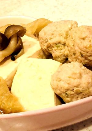 肉団子と豆腐のあっさり煮-レシピのメイン写真
