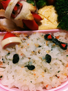 今日のキャラ弁12/11(キティちゃん)-レシピのメイン写真
