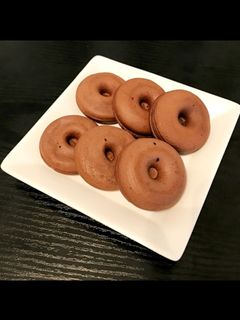 米粉チョコ焼きドーナツ-レシピのメイン写真