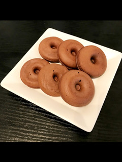 米粉チョコ焼きドーナツ-レシピのメイン写真