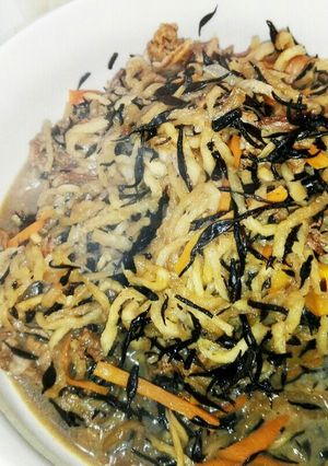 牛肉入り切干し大根とひじきの煮物✩✩✩-レシピのメイン写真
