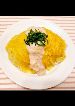 イカ大葉明太子マヨオムライス-レシピのメイン写真