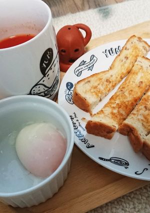 イギリス伝統の味 トマト&卵ソルジャー-レシピのメイン写真