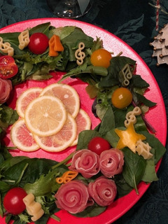 レモンでさっぱり♡クリスマスリースサラダ-レシピのメイン写真