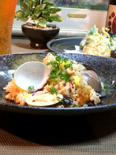 *出汁の旨味・鶏と蛤の炊き込みご飯*-レシピのメイン写真