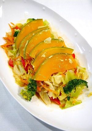 簡単！ピリ辛☆野菜たっぷりホットサラダ-レシピのメイン写真