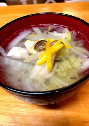 塩麹スープ柚子風味-レシピのメイン写真