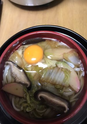 月見うどん♡-レシピのメイン写真