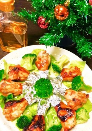 キャロブ・シロップの手羽元ローストチキン-レシピのメイン写真