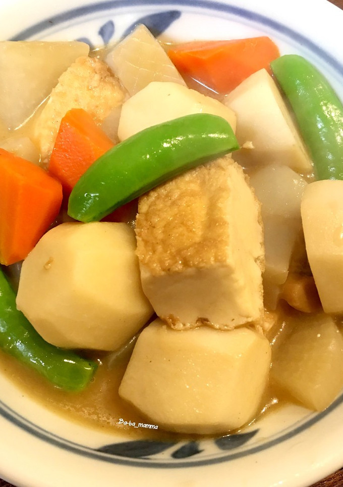 厚揚げと野菜の簡単煮物-レシピのメイン写真