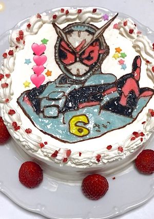 仮面ライダージオウキャラケーキ☆ゼリー編-レシピのメイン写真
