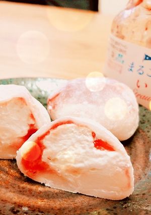 夢ふわいちご大福-レシピのメイン写真