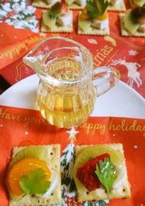 蜂蜜とチーズのパーティーカナッペ-レシピのメイン写真