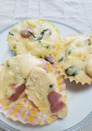 ☆レンジで♪HM惣菜蒸しパン☆-レシピのメイン写真