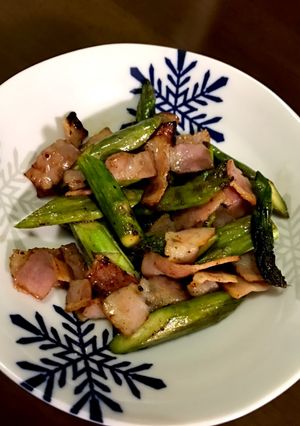 アスパラベーコン-レシピのメイン写真