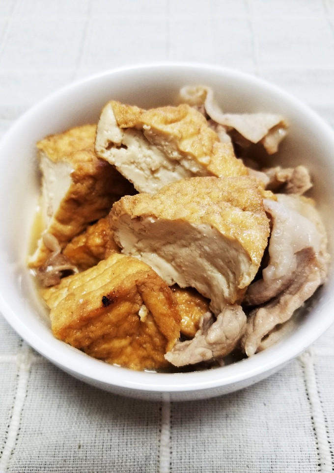 ☆あっという間の♪厚揚げと豚肉の煮物☆-レシピのメイン写真