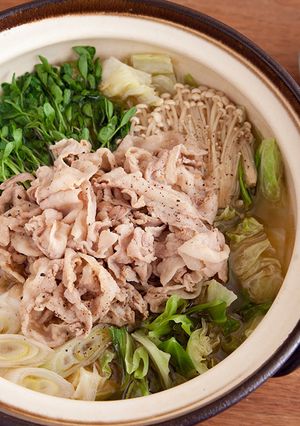 豚バラキャベツの無限ごま油鍋-レシピのメイン写真