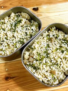 大根葉とじゃこ天で作る簡単混ぜご飯-レシピのメイン写真