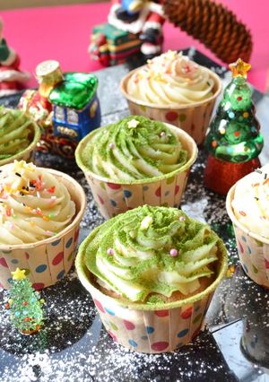さつま芋クリームのツリーケーキ♪-レシピのメイン写真