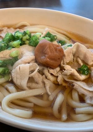 【楽チンご飯】さっぱり梅豚うどん-レシピのメイン写真