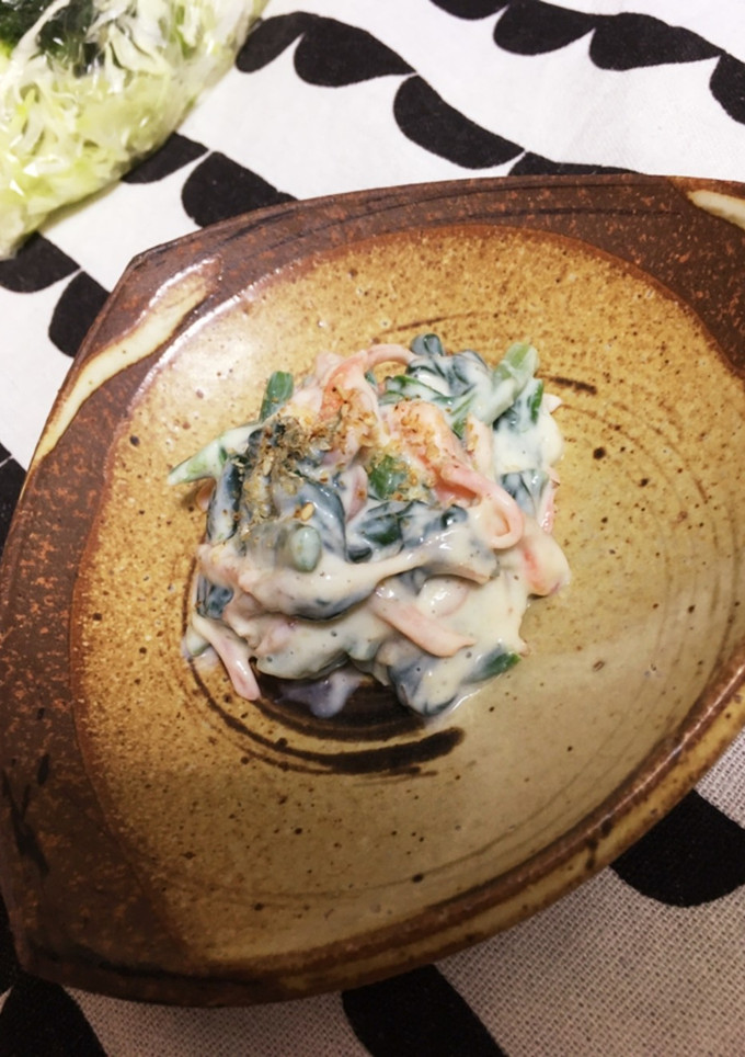 クリーミー ほうれん草と人参の白和え-レシピのメイン写真
