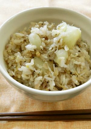 じゃことゆり根の雑穀ご飯-レシピのメイン写真