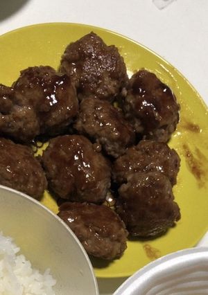 なめ茸ハンバーグ-レシピのメイン写真