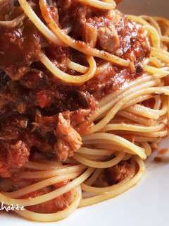 サバ缶☆サバと舞茸のパスタ☆トマトソース-レシピのメイン写真