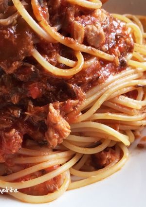 サバ缶☆サバと舞茸のパスタ☆トマトソース-レシピのメイン写真