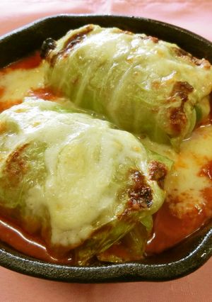 焼きロールキャベツ-レシピのメイン写真