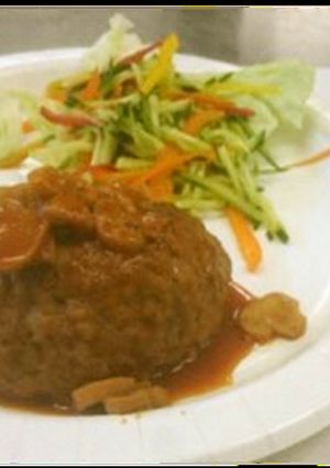 煮込みジャンボハンバーグ-レシピのメイン写真