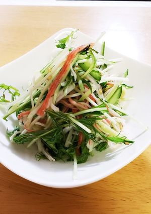 水菜のサラダ-レシピのメイン写真