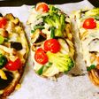 野菜スープでホワイトソース風タルティーヌ
