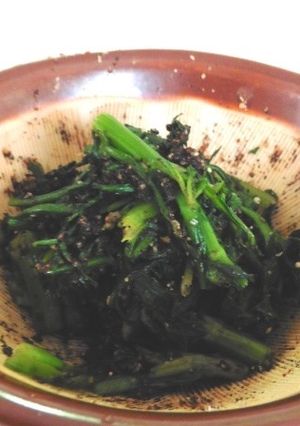 春菊の胡麻みそ和え-レシピのメイン写真