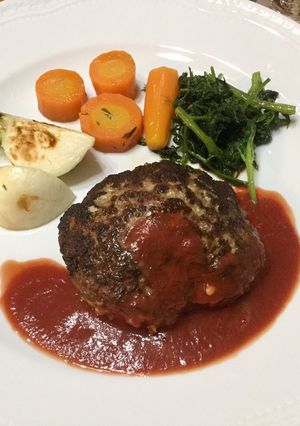 パリ風ハンバーグ-レシピのメイン写真