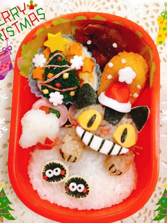 ネコバス クリスマス キャラ弁-レシピのメイン写真