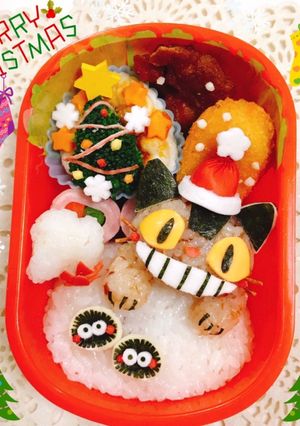 ネコバス クリスマス キャラ弁-レシピのメイン写真