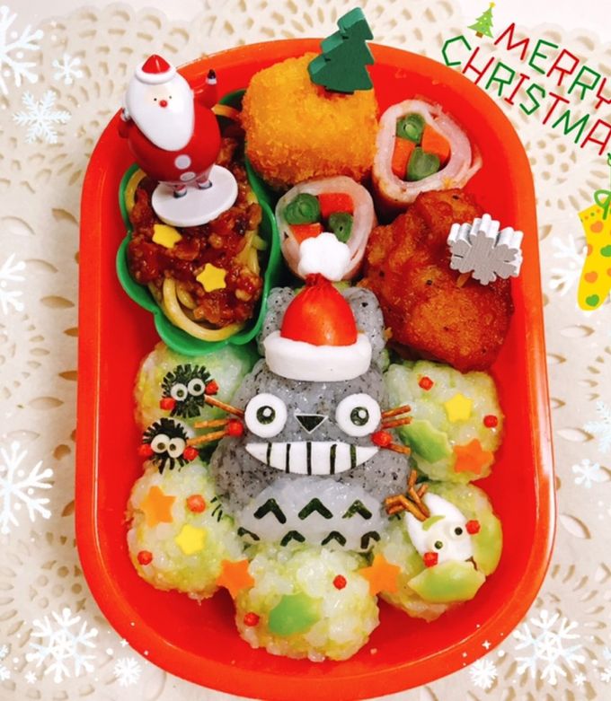 トトロ クリスマス キャラ弁-レシピのメイン写真