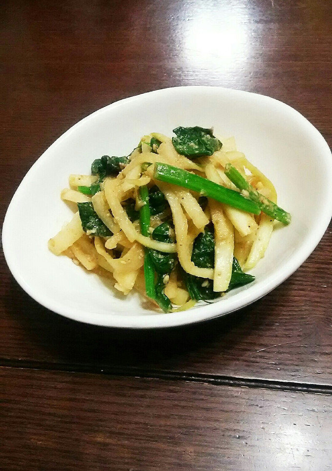 大根とほうれん草のごま味噌和え。-レシピのメイン写真