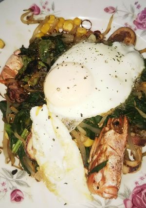 無油海鮮野菜炒め（血管ダイエット1321-レシピのメイン写真