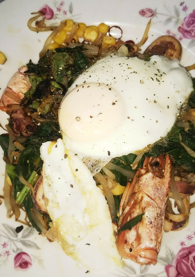 無油海鮮野菜炒め（血管ダイエット1321-レシピのメイン写真