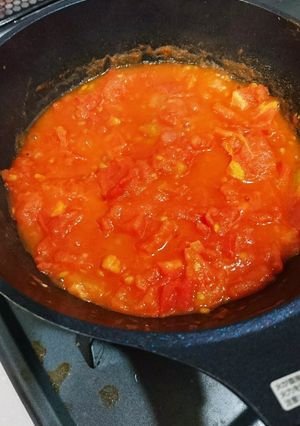 トマト消費したい時の簡単トマトソース風-レシピのメイン写真