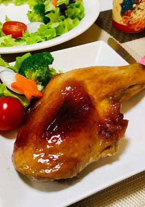 クリスマスチキン・簡単ローストチキン-レシピのメイン写真