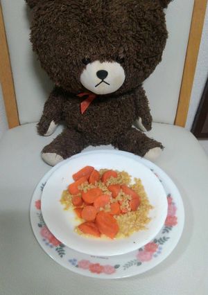 大豆ミートで、ニンジンバター炒め風-レシピのメイン写真