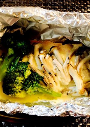鮭とチーズのホイル焼き-レシピのメイン写真