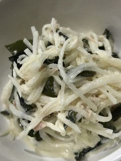ツナとわかめの大根サラダ-レシピのメイン写真