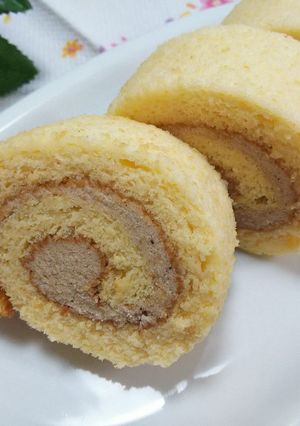 マロンクリーム入り…ロールケーキ☆-レシピのメイン写真
