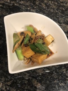 簡単!厚揚げ&しめじ&長ネギの味噌炒め-レシピのメイン写真